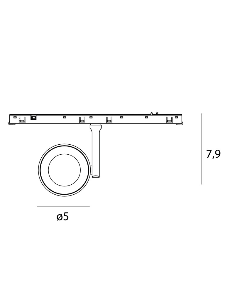 Maxlight Oczko 5W Czarne 3000K On-Off- Micro11 N0010N Maxlight Oczko 5W Czarne 3000K On-Off- Micro11 N0010N