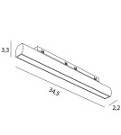 Maxlight Linia 18W Czarna Obrotowa 3000K On-Off- Micro11 N0007N Maxlight Linia 18W Czarna Obrotowa 3000K On-Off- Micro11 N0007N