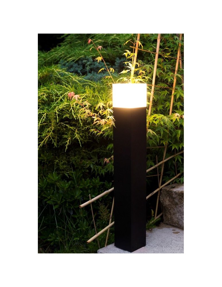 SU-MA CUBE 58cm 1x20W E27 230V Srebrny CB-580 AL Stojąca