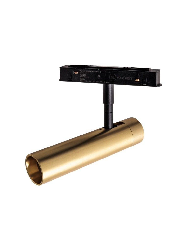 Maxlight Lampa Magnetyczna Złota On/Off 8W 578lm 3000K M0049N