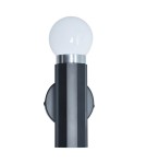 Kinkiety w stylu skandynawskim - Italux Macera Kinkiet 1xE27 piaskowy czarny WL-33849-1-BK - product 1
