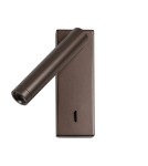 Kinkiety do sypialni - Italux Cali Kinkiet 3000K 153lm Kawowy WL-21017-CFF - product 1