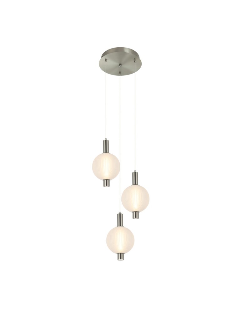 Italux Lenti Wisząca LED 18W 3000K 1507 lm Czarny, złoty PND-83631-3-SC-WH