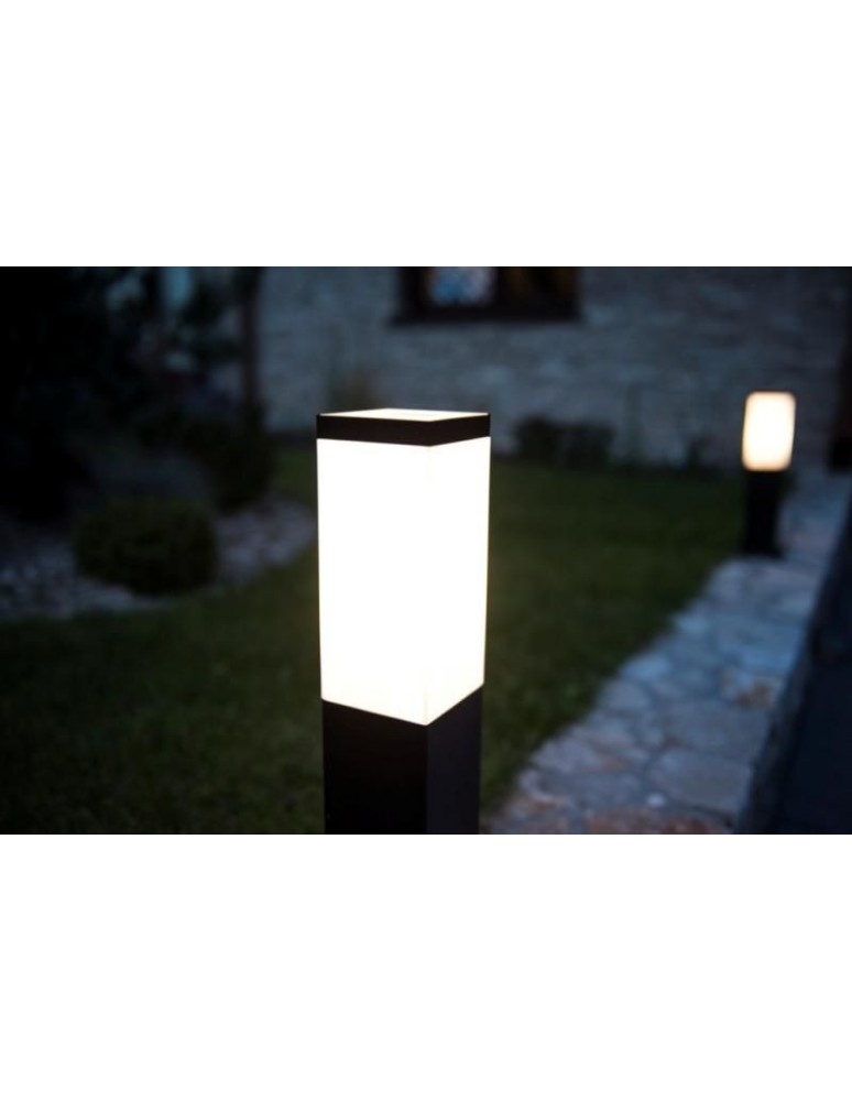 Lampy ogrodowe stojące - SU-MA INOX KWADRATOWA SS802-450 BL Stojąca - product kolory-swiatla.pl 2
