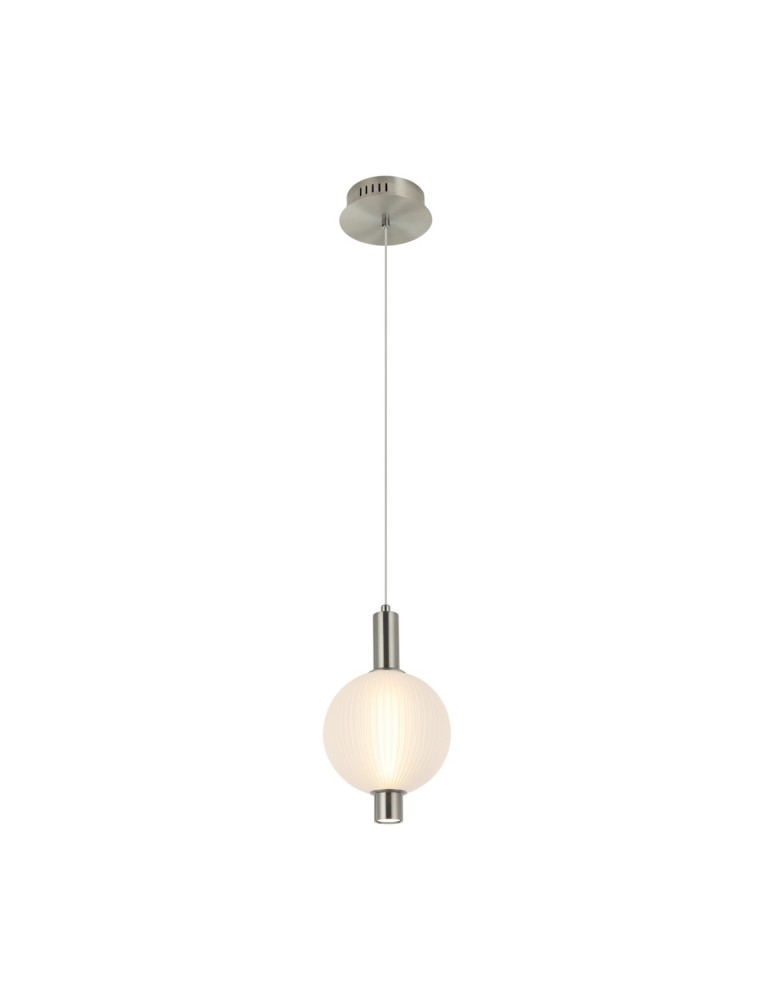 Italux Lenti Wisząca LED 7W 3000K 595 lm Czarny, złoty PND-83631-1-SC-WH
