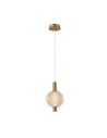 Italux Lenti Wisząca LED 7W 3000K 553 lm Czarny, złoty PND-83631-1-AB-AMB