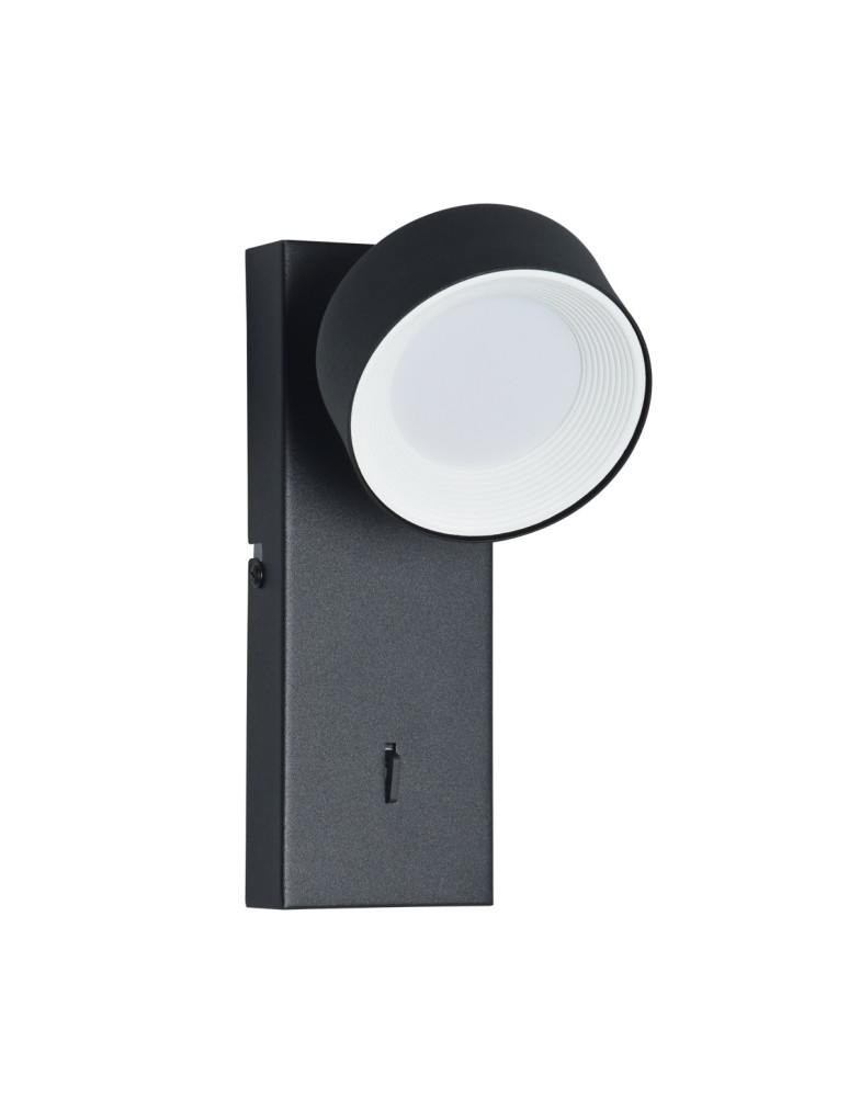 Italux Fonten Kinkiet LED 1.8W 4000K 489 lm Piaskowany czarny WL-47380-1-BK