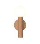 Kinkiety w stylu skandynawskim - Italux Filano Kinkiet 1xG9 Brązowy WL-33574-1-WD - product 1