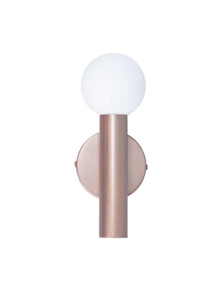 Kinkiety w stylu skandynawskim - Italux Filano Kinkiet 1xG9 Kawowy WL-33574-1-CF - product kolory-swiatla.pl 3