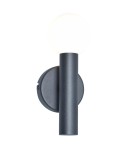 Kinkiety w stylu skandynawskim - Italux Filano Kinkiet 1xG9 piaskowy czarny WL-33574-1-BK - product 1