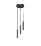 Lampy wiszące potrójne - Italux Filano Wisząca 3xG9 piaskowy czarny PND-33574-3-BK - product 1