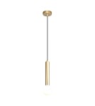 Lampy wiszące pojedyncze - Italux Filano Wisząca 1xG9 Złoty PND-33574-1-GD - product 1