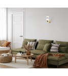 Kinkiety designerskie - Italux Evans Kinkiet LED 12W 3000K 1450 lm Złoty WL-94981-1B-GD - product 2