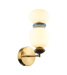 Kinkiety designerskie - Italux Evans Kinkiet LED 12W 3000K 1450 lm Złoty WL-94981-1B-GD - product 1