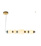 Lampy wiszące designerskie - Italux Evans Wisząca LED 26W 3000K 2960 lm Złoty PND-94981-5A-GD - product 1