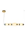 Italux Evans Wisząca LED 26W 3000K 2960 lm Złoty PND-94981-5A-GD