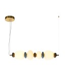 Lampy wiszące designerskie - Italux Evans Wisząca LED 22W 3000K 2560 lm Złoty PND-94981-4C-GD - product 1