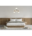 Lampy wiszące designerskie - Italux Evans Wisząca LED 33W 3000K 3950 lm Złoty PND-94981-4B-GD - product 2