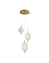 Italux Corado Wisząca LED 23W 3000K 2104 lm Złoty PND-81438-3-GD
