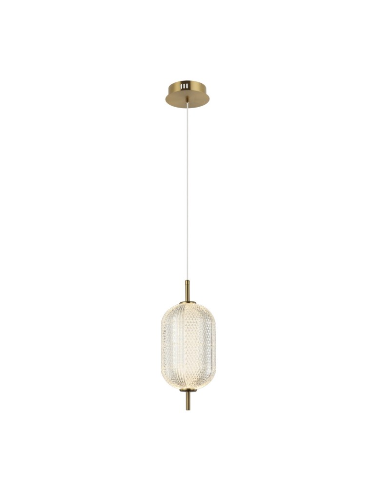 Italux Corado Wisząca LED 10W 3000K 1050 lm Złoty PND-81438-1B-GD