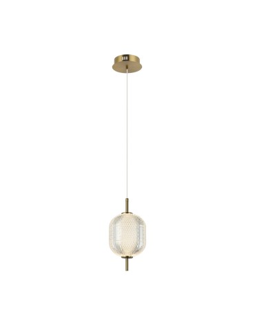 Italux Corado Wisząca LED 8W 3000K 830 lm Złoty PND-81438-1A-GD