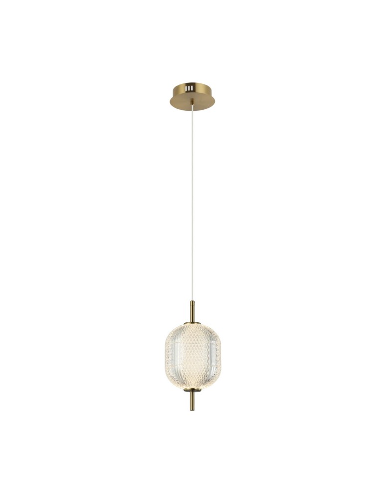 Italux Corado Wisząca LED 8W 3000K 830 lm Złoty PND-81438-1A-GD