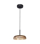 Lampy wiszące pojedyncze - Italux Colle Wisząca LED 12W 3000K 1500 lm Żółty, czarny PND-48529-BK-YLL - product 3