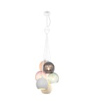 Lampy wiszące wielokolorowe - Italux Cases Wisząca 6xE14 Biały mat PND-94794-6A-MLTI - product 1