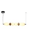 Italux Balos Wisząca LED 23W 3000K 2840 lm Czarny mat PND-94921-4A-BK