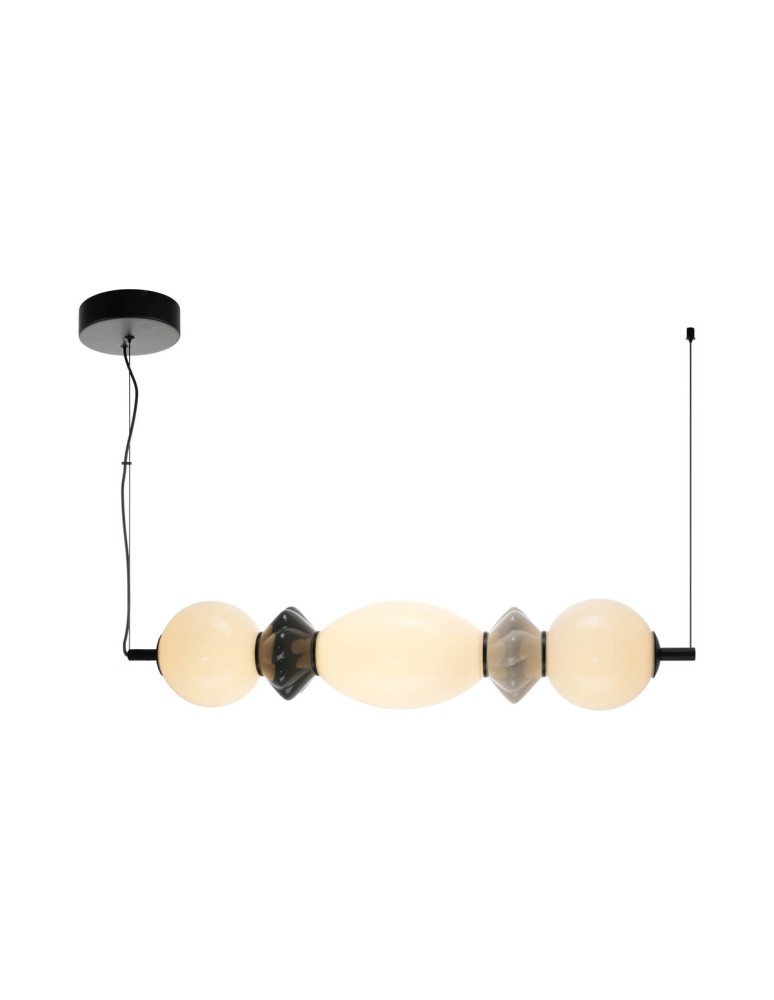 Italux Balos Wisząca LED 14W 3000K 1600 lm Czarny mat PND-94921-3A-BK
