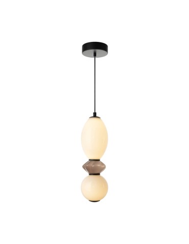 Italux Balos Wisząca LED 12W 3000K 1500 lm Czarny mat PND-94921-2B-BK