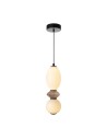 Italux Balos Wisząca LED 12W 3000K 1500 lm Czarny mat PND-94921-2B-BK