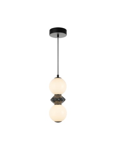 Italux Balos Wisząca LED 10W 3000K 1250 lm Czarny mat PND-94921-2A-BK