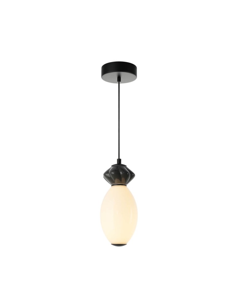 Italux Balos Wisząca LED 7W 3000K 760 lm Czarny mat PND-94921-1B-BK