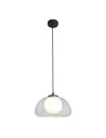 Italux Ainale Wisząca 1xG9 Czarny PND-54637-1-BK-CL