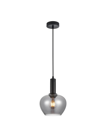 Italux Stabla Wisząca 1xE27 Czarny PND-30084-1-BK-SG