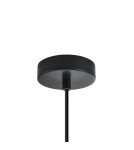 Lampy wiszące pojedyncze - Italux Stabla Wisząca 1xE27 Czarny PND-30084-1-BK-SG - product 4