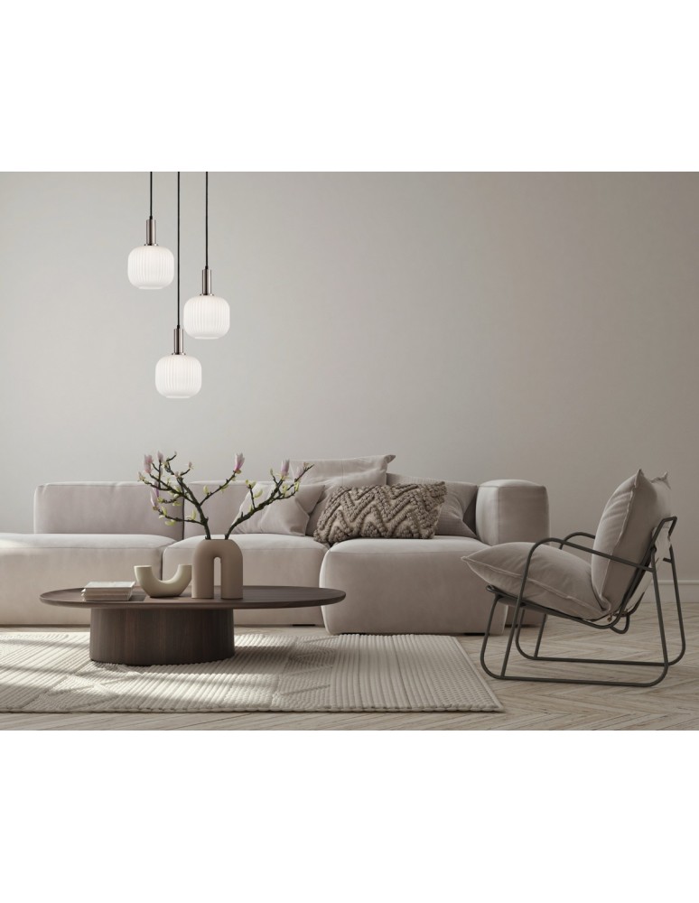 Italux Penzi Wisząca 3xE27 Srebrny PND-31981-3S-SC-WH Italux Penzi Wisząca 3xE27 Srebrny PND-31981-3S-SC-WH