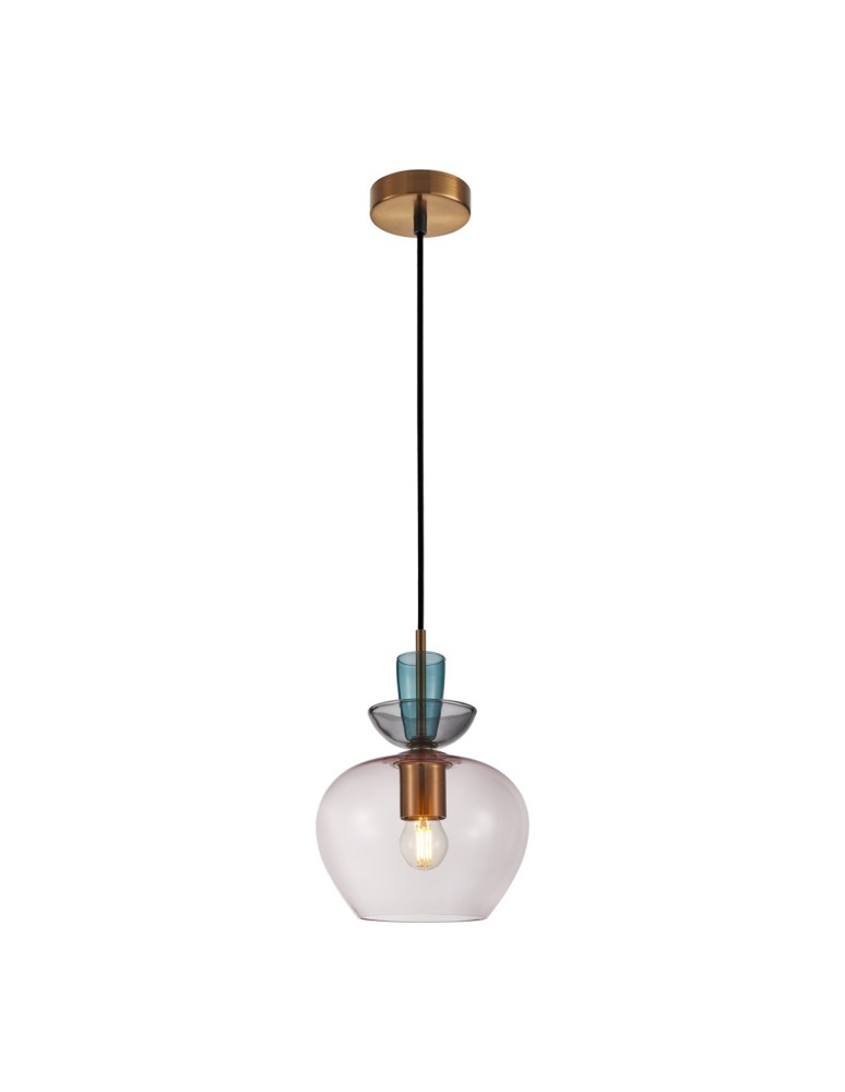 Italux Fanda Wisząca 1xE27 Złoty PND-31882-1-GD-PK