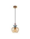 Italux Fanda Wisząca 1xE27 Złoty PND-31882-1-GD-AMB