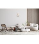 Lampy wiszące pojedyncze - Italux Della Wisząca 1xE27 Złoty PND-31982-1B-GD - product 2