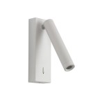 Kinkiety do sypialni - Italux Cali Kinkiet 3000K 153lm Piaskowany czarny WL-21017-WH - product 2
