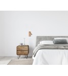 Kinkiety do sypialni - Italux Cali Kinkiet 3000K 153lm Złoty WL-21017-GD - product 2
