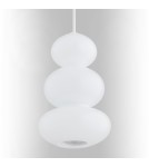 Lampy wiszące pojedyncze - Argon ORLANDO  8824  GU10 (nie zawiera źródła światła) / 230V szkło, stal lakierowana - product 8