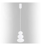 Lampy wiszące pojedyncze - Argon ORLANDO  8824  GU10 (nie zawiera źródła światła) / 230V szkło, stal lakierowana - product 10