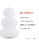 Lampy wiszące pojedyncze - Argon ORLANDO  8824  GU10 (nie zawiera źródła światła) / 230V szkło, stal lakierowana - product 12