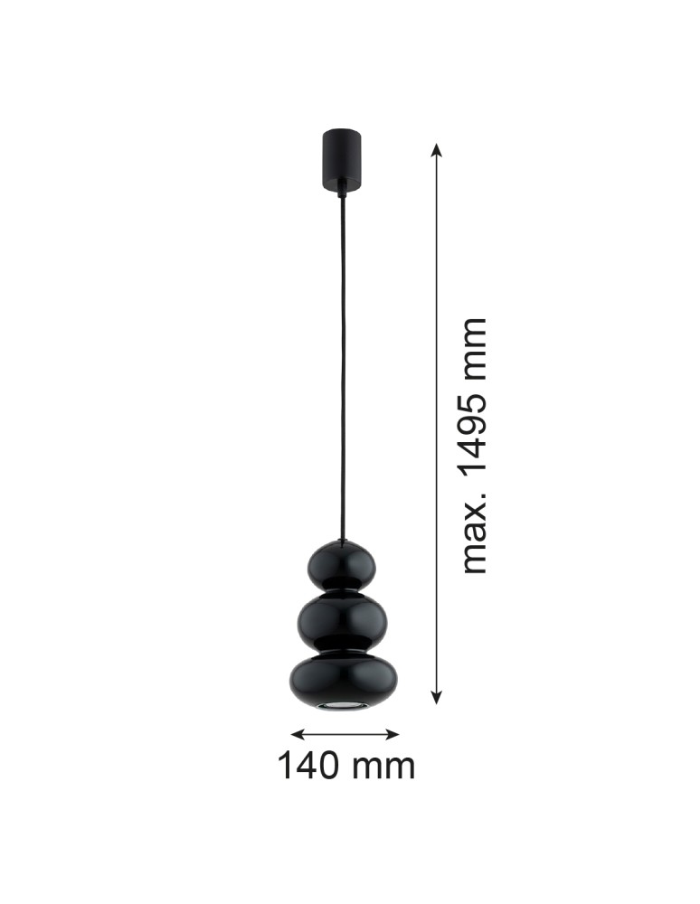 Argon ORLANDO 8827  GU10 (nie zawiera źródła światła) / 230V szkło, stal lakierowana