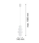 Argon ORLANDO PLUS 8785 G9 (nie zawiera źródła światła) / 230V szkło, stal lakierowana Argon ORLANDO PLUS 8785 G9 (nie zawiera źródła światła) / 230V szkło, stal lakierowana