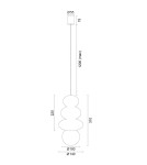 Argon ORLANDO PLUS 8786 G9 (nie zawiera źródła światła) / 230V szkło, stal lakierowana Argon ORLANDO PLUS 8786 G9 (nie zawiera źródła światła) / 230V szkło, stal lakierowana