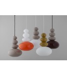 Lampy wiszące pojedyncze - Argon DIEGO 8819  GU10 (nie zawiera źródła światła) / 230V szkło, stal lakierowana - product 3